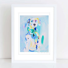 Load image into Gallery viewer, Dalmatian in Blue Painting Print
