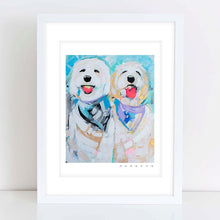 Load image into Gallery viewer, Tall Golden Doodles Painting Print
