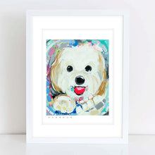 Load image into Gallery viewer, Maltese Mix Painting Print

