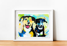 Load image into Gallery viewer, Two Buddies Painting Print

