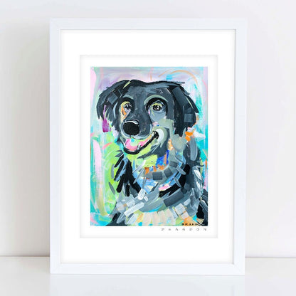 Lab Mix Painting Print