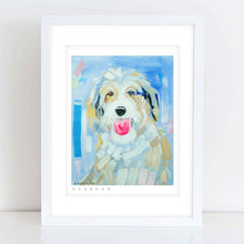 Load image into Gallery viewer, Sheep Dog or Sheepadoodle Painting Print
