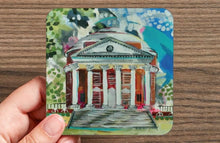 Load image into Gallery viewer, Virginia Rotunda Water-Resistant Glazed Coasters
