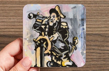 Load image into Gallery viewer, Vanderbilt Commodores Water-Resistant Glazed Coasters

