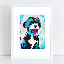 Load image into Gallery viewer, Portuguese Water Dog Painting Print
