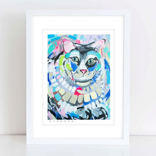 Cat Painting Print