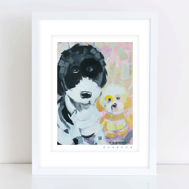 Doodle and Friend D113 | Archival-Quality Print