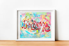 Load image into Gallery viewer, Atlanta Braves Tomahawk Painting | Archival Quality Art Print
