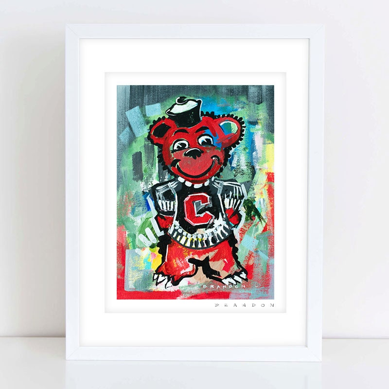 Cincinnati Bearcats Vintage Bearcat | Archival-Quality Painting Print