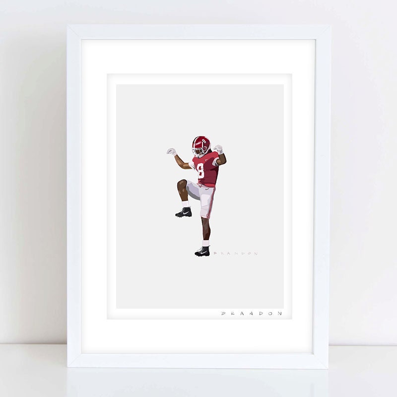 Alabama Crimson Tide "Karate Kid" Metchie Championship Celebration | Archival-Quality Art Print