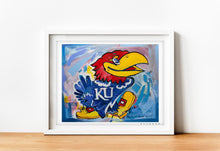 Load image into Gallery viewer, Kansas Jayhawks National Championship Painting Print
