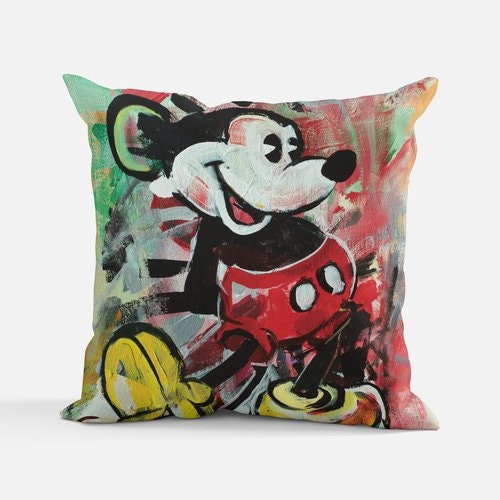 Classic Mickey Mouse 18x18 Pillow | by Brandon